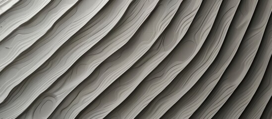 Obraz premium Texture of gray corrugated cardboard ideal for background with copy space image