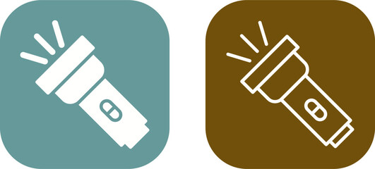 Flashlight Vector Icon