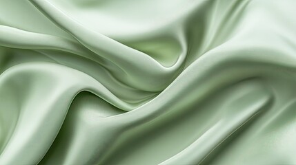 Fototapeta premium Soft sage green background with a smooth surface, ideal for eco-friendly or natural product presentations.