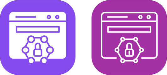 Web Protected Vector Icon