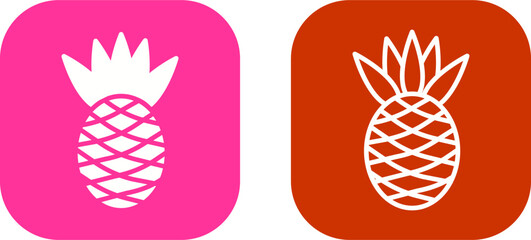 Pineapple Vector Icon