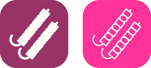 Skewer Vector Icon