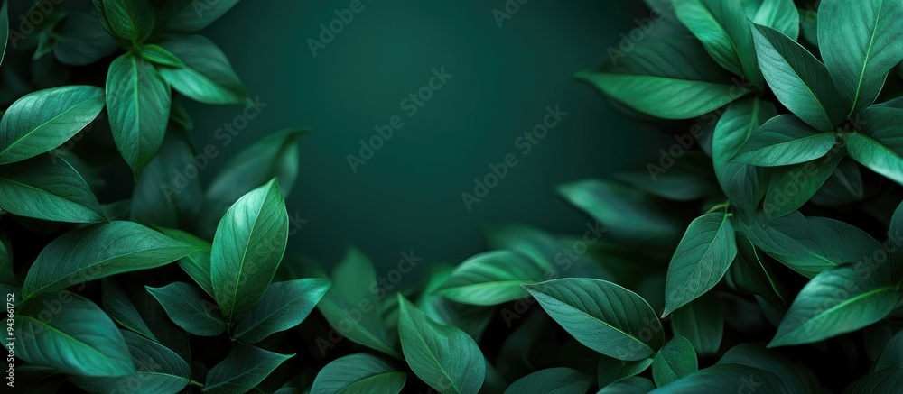 Aufkleber Green background or texture. with copy space image. Place for adding text or design