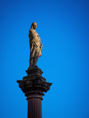 Fototapeta premium Martyr Saint Alexander Statue Freiburg Muenster