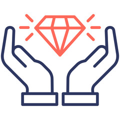 Obraz premium Values Icon