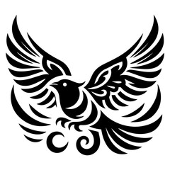 Tribal Hummingbird tatoo