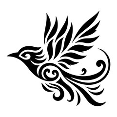 Tribal Hummingbird tatoo