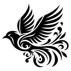 Tribal Hummingbird tatoo