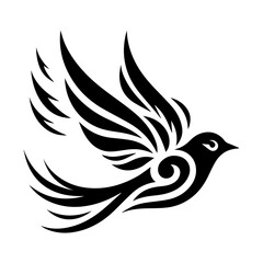 Tribal Hummingbird tatoo