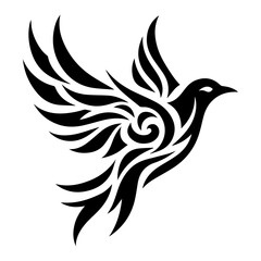 Tribal Hummingbird tatoo