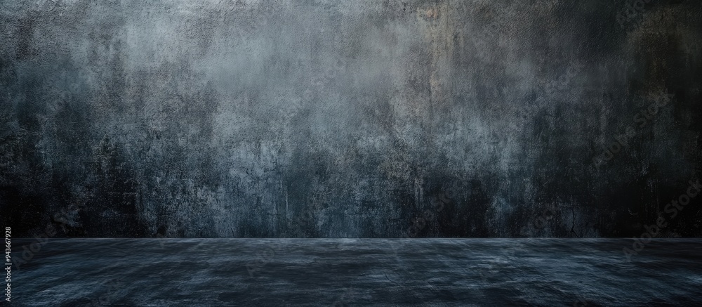 Fototapete decorative dark concrete backdrop with shallow focus. with copy space image. place for adding text o