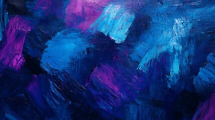 Fototapeta premium Vibrant Colorful Abstract Painting with Expressive Brushstrokes and Fluid Textures