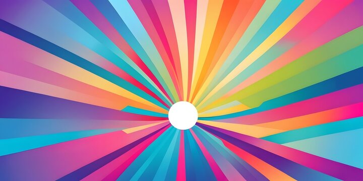 A dynamic pop art banner background featuring vibrant colors, geometric shapes, and a blank space for text or design.