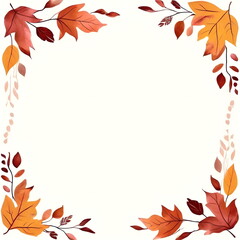 autumn leaves border