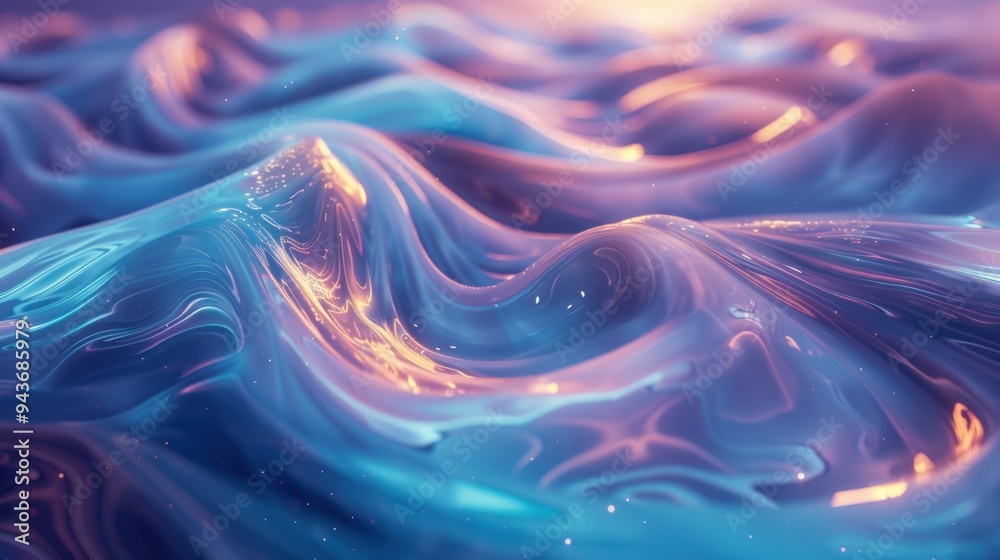 Poster abstract image of fluid dynamics simulations on a computer screen, representing engineering in actio