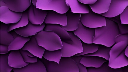 Naklejka premium Textured Purple 3d Petals Background.
