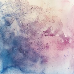 Obraz premium A dreamy abstract watercolor texture with soft hues of pink and blue, perfect for backgrounds and artistic projects.