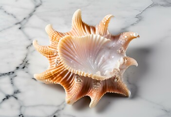 Obraz premium Seashell are beautiful, used as decorations, have patterns and colors.