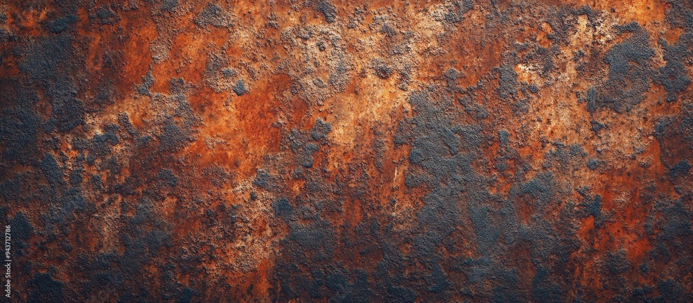 Aufkleber Abstract rusty metal texture rusty metal background for design with copyspace for text image Exposed to damp atmospheric conditions rusty metal Rusty metal texture background