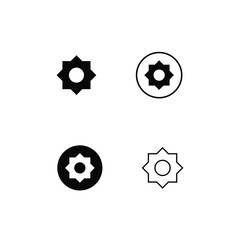 gear icon Line Icons Editable illustration