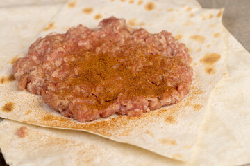 fresh minced pork with bacon
