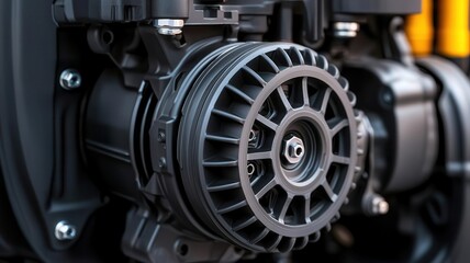 Dual-clutch engine with optimized gear shifting and acceleration, ensuring seamless power transfer during high-speed driving, car motor performance, gear-shift acceleration