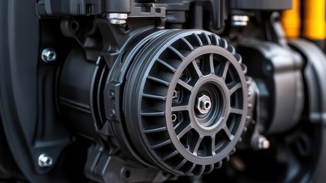 Dual-clutch engine with optimized gear shifting and acceleration, ensuring seamless power transfer during high-speed driving, car motor performance, gear-shift acceleration