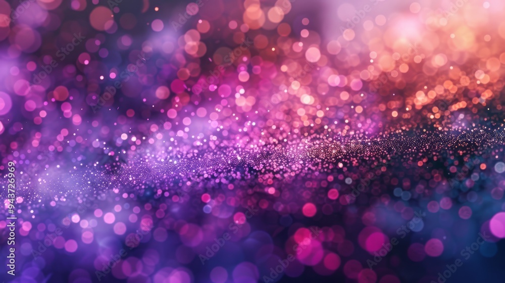 Aufkleber bright and vibrant particles creating an energetic background