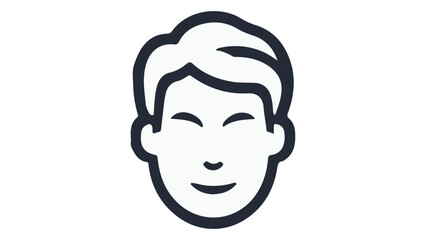 person smiling face illustration