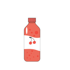 Cherry drink bottle