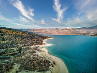 Naklejka premium Sainte-Croix-de-Verdon (Provence, France)