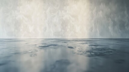 Obraz premium Minimalist semi-gloss wall with subtle reflections