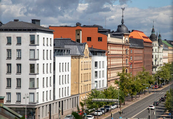Avenue in Helsinki, Finland