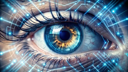 artificial intelligence eyes that looks at the development in technology