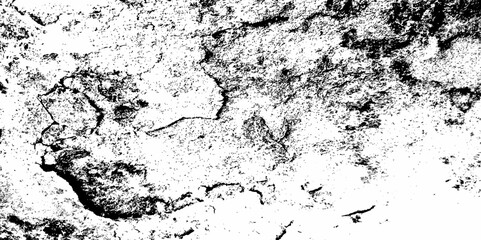 Concrete overlay Grunge white and black damage old dirty cracked aged wall with distress wall. stone overlay antique vintage scratch concrete texture background.