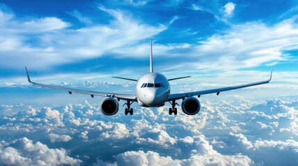 Fototapeta premium Search for air travel information., Air ticket booking for travel ,Get the timetables for international airlines and purchase tickets. ,book a flight ticket