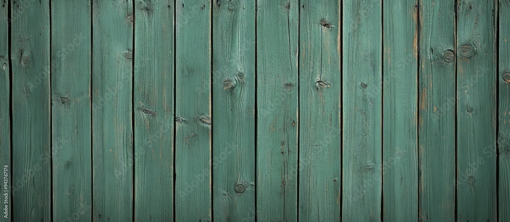 Poster Green wood texture panel backdrop. with copy space image. Place for adding text or design