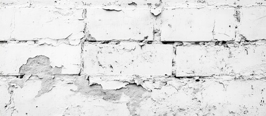 Grunge empty white brick wall background. with copy space image. Place for adding text or design