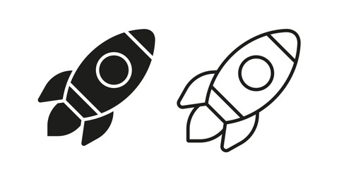 Rocket icon. Rocket vector icon.