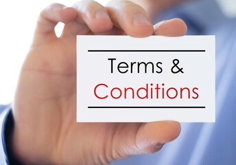 Terms and Conditions