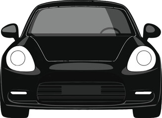 mini Bus silhouette vector Design automobile 