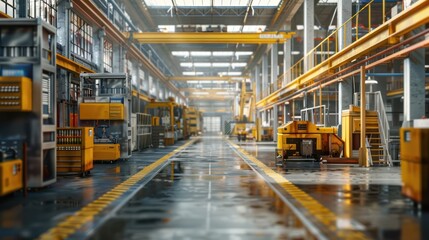 Industrial Factory Interior