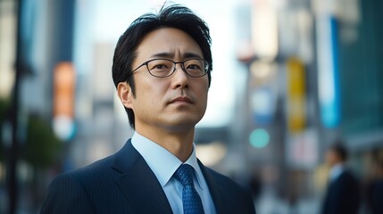 Fototapeta premium Japanese businessman 