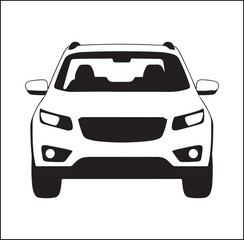 mini Bus silhouette vector Design automobile 