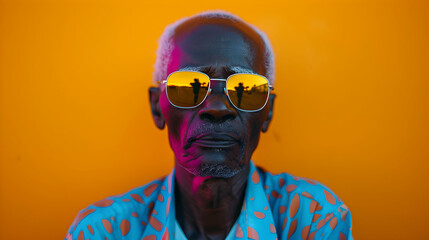 Fototapeta premium Elderly Attending Seniors Photography Club