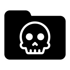 data storage glyph icon