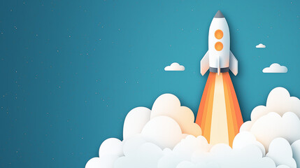 a rocket launching Into The sky symbolize