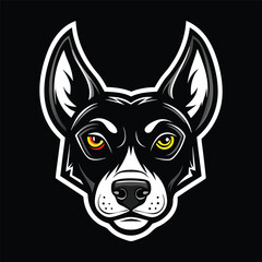 Dog logo vector