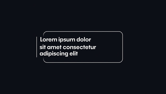 Minimal Style Animated Titles