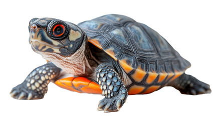 Obraz premium Turtle rehabilitated after rescue on png